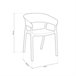 Pack 4 sillas de exterior Diza Antracita
