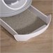 Arenero para Gatos PP, ABS PawHut Gris
