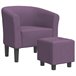 Sillón Con Diseño De Cubo Morado