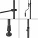 Toldo articulado barras telescópicas 300x120 Blanco/ Azul