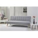 Sofá cama de tela OLIVIA Gris