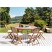 Beliani Cojines de asiento TOLVE Blanco/ Beige