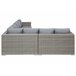 Beliani Conjunto longue XXL Beige