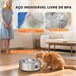 Fuente Agua Mascotas Acero Inoxidable 304 PawHut Gris