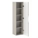 Conjunto de muebles con lavabo individual y columna Ellie 80 Beige