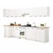 Armario de Cocina Independiente OLIWIA AKORD con 2 estantes 90 Blanco