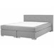Beliani Cama continental Terciopelo CONSUL 191x212 Beige
