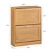 Organizador para Zapatos con 2 Solapas FSR137-N SoBuy Marron