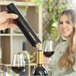 Sacacorchos Eléctrico para Botellas de Vino Negro