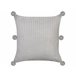Beliani Cojín decorativo OCOTEA Gris