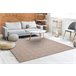 Alfombra HOUSE sisal 40350 Diamantes Tejido plano efecto lanoso 80x150 Beige