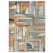 Alfombra abstracta de viscosa BLEIK - ATTICGO 160x230 Multicolor
