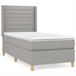 Cama box spring 100x200 Gris