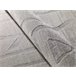 Alfombra de estilo étnico con relieve HL-AFRICA - ATTICGO 80x150 Plateado