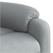 Sillón Reclinable De Masaje De Pie Gris Claro