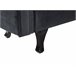 Beliani Chaise longue izquierdo Terciopelo LATTES Negro
