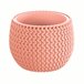 Maceta Redonda Con Deposito Splofy Bowl Naranja