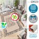 Alfombra De 180 X 280Cm 280x180 Beige