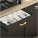 Alacena de Cocina Melamina de Madera, MDF HOMCOM, hogar - cocina 119 Negro