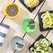 Cortador de Verduras en Espiral y Rallador con Recetas Naranja