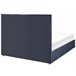 Beliani Cama con somier Terciopelo VERNOYES 170x214 Negro