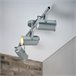 Regleta de techo Porter (3 luces) Metal Retro - Vintage Gris