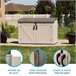 Arcón para exterior ultrarresistente Lifetime uv100 Beige