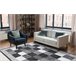 Alfombra BCF Morad RAFIA Rectángulos geométrico 300x400 Negro/ Gris