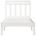 Estructura de cama 90x190 Blanco