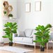 Árbol Perenne Artificial PE, PEVA HOMCOM, hogar - decoración Verde