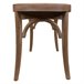 Banqueta de madera y rejilla Marron