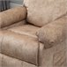 Sillón Relax Reclinable Poliéster, Espuma, Metal HOMCOM Crudo