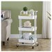 Acomoda Textil – Carrito de Cocina Multiusos de 3 Niveles. 42 Blanco