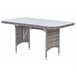 Beliani Conjunto longue LACONA Gris Oscuro
