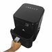 Freidora de Aire Sin Aceite Percutti 4L 1200W Display digital Negro