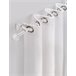 Barra cortina extensible ROUND 120-210 cm Blanco