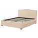 Beliani Cama con almacenaje Poliéster MONTPELLIER 167x213 Beige