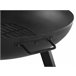 Beliani Fogón de madera SEMPU Negro