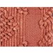 Beliani Cojín decorativo VALVARIA Rojo