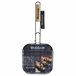WELL HOME - Parrilla Grill con revestimiento antiadherente Negro