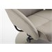 Sillón Relax Cuero sintético, Esponja, Acero HOMCOM Gris