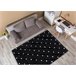 Alfombra FLUFFY 2370 shaggy puntos 200x290 Negro