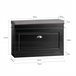 Banco Zapatero con 1 Solapa FSR82-L-SCH SoBuy Negro