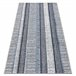 Alfombra de cuerda sisal COLOR 47276/396 Rayas 140x200 Gris Azul