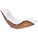 Beliani Cojines de asiento BRESCIA Blanco/ Beige