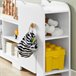 Estantería Infantil en Forma de Elefante KMB62-W SoBuy Blanco