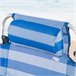 Aktive Pack de 2 sillas de playa plegables y reclinables Azul Marino
