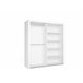 Armario KYROS 2 puertas correderas con espejo Blanco