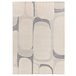 Alfombra de diseño abstracto PORTO - ATTICGO 80x150 Beige