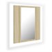 Armario espejo de baño LED acrílico 40 Natural